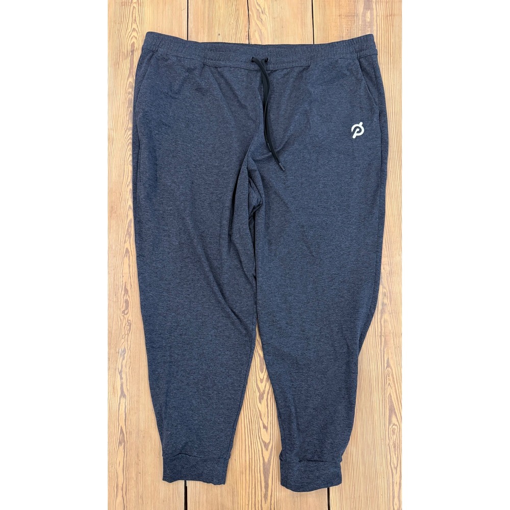 Peloton Mens‎ Jogger Sweatpants Track Dark Heather Gray Size 3X Drawstring